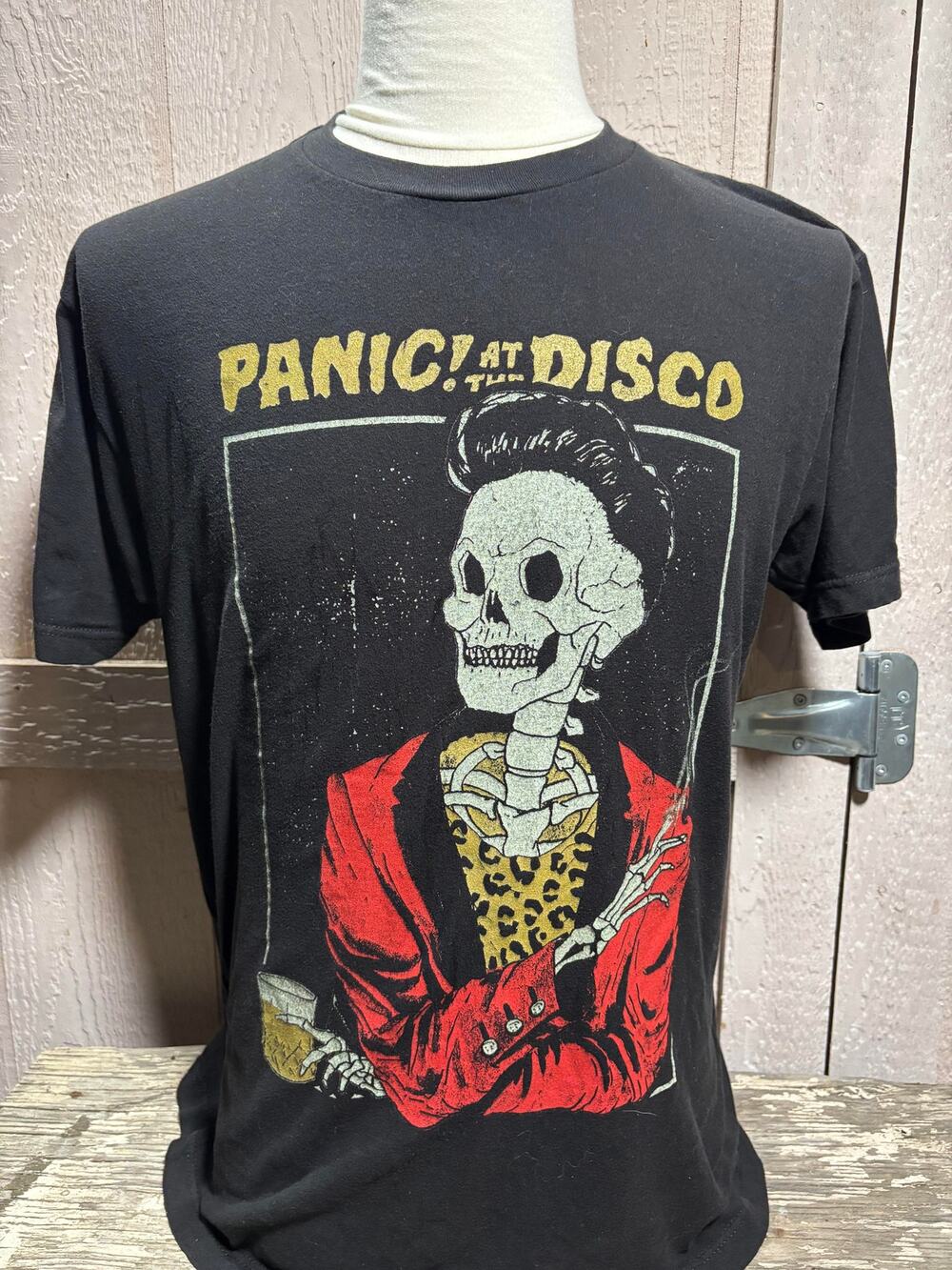 Panic at the Disco Black T-Shirt Size Large Official Tour shirt New unworn